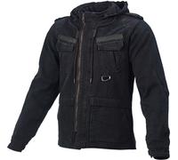 Macna Combat Veste textile de moto, noir, taille 4XL pour homme