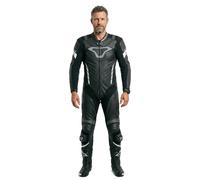 Macna Combinaison moto en cuir Varshall 1 pièce perforée Noir/Gris Taille 56 Homme