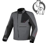 Macna Corvit, veste textile imperméable S Gris/Noir Gris/Noir