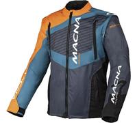 MACNA CREST Textiljacke Grau-orange-blau L