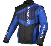 Macna Crest Veste de motocross, noir-bleu, taille M pour homme