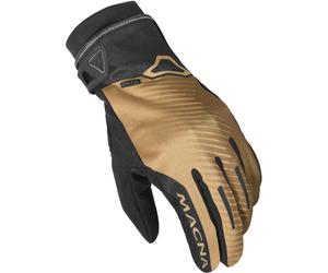 Macna Crew RTX gants de moto imperméables, Noir/marron clair, Taille XL