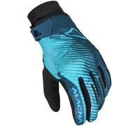 Macna Crew RTX Gants de moto pour dames, noir/bleu, Taille L