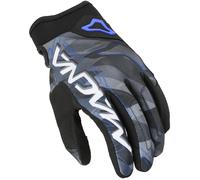Macna Decode Gants de moto, noir/bleu/blanc, Taille M