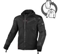 Macna Distec Veste textile moto, noir, Taille 2XL