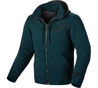 Macna District Motorrad Textiljacke, bleu/vert, Taille 3XL