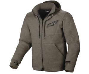 Macna District Motorrad Textiljacke, Gris foncé, Taille S