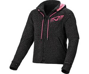 MACNA DISTRICT sweat à capuche femme gris foncé-noir-panthère M