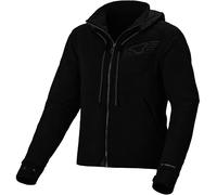 Macna District Veste textile de moto pour femmes, noir, taille XL