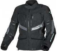 Macna Domane veste textile de moto pour dames imperméable à l’eau, noir, taille S pour femmes