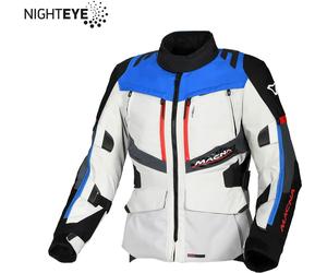 Macna Domane, veste textile femme XXL Gris Clair/Bleu/Noir Gris Clair/Bleu/Noir