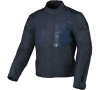 Macna Dromico veste textile de moto imperméable, bleu foncé, Taille M
