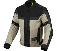 Macna Empire 2.0 imperméable dames moto textile veste, Sable/Noir, Taille XL