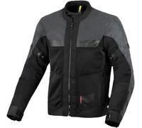 Macna Empire 2.0 Night Eye, veste textile imperméable L Noir/Gris Foncé Noir/Gris Foncé