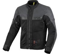 Macna Empire 2.0 NightEye Veste textile de moto imperméable, noir, Taille L