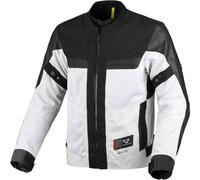 MACNA EMPIRE 2.0 Meshtextiljacke hellgrau-schwarz XL