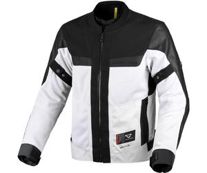 Macna Empire 2.0, veste textile imperméable XS Gris Clair/Noir Gris Clair/Noir