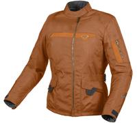 Macna Evora veste textile de moto pour dames imperméable à l’eau, Marron, Taille XS