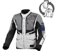 Macna Flexodus Veste textile moto imperméable, noir-gris, taille 2XL pour homme