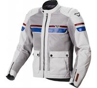 MACNA FLUENT veste en maille gris clair-rouge-bleu 3XL