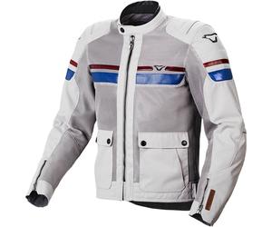 Macna Fluent Veste textile de moto, Gris clair, Taille S