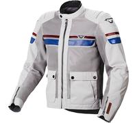 Macna Fluent Veste textile de moto, Gris clair, Taille XS