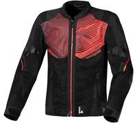 Macna Foxter, veste en textile L Noir/Rouge Noir/Rouge