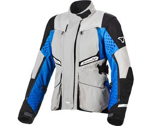 Macna Fusor, femmes de veste textile S Blanc/Bleu/Noir Blanc/Bleu/Noir