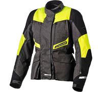 Macna Fusor NightEye Veste textile de moto pour femmes, noir-gris, taille L