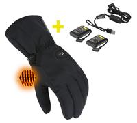 Macna Unite 2.0 RTX Kit de gants de moto imperméables à l’eau chauffants, noir, taille 2XL pour homme