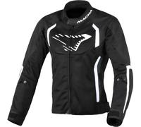 Macna Veste textile moto femme Grisca Noir/Blanc M