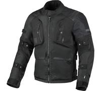Macna Higera Solid veste textile de moto imperméable, noir, Taille 3XL