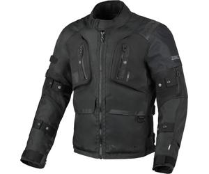 Macna Higera Solid veste textile de moto imperméable, noir, taille 3XL pour homme