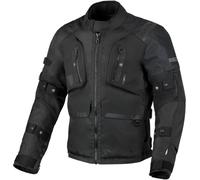 Macna Higera, veste textile imperméable L Noir/Gris Noir/Gris
