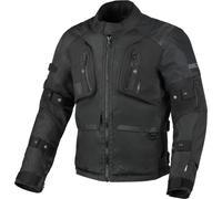 Macna Higera, veste textile imperméable XXL Noir/Gris Noir/Gris