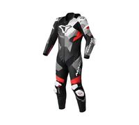 Macna Ignite 1pc Survêtements en Cuir, Noir/Rouge, 52 Mixte