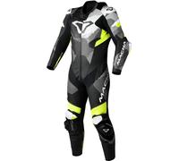 Macna Ignite, combinaison en cuir 1pcs. perforée 46 Noir/Jaune Néon/Blanc Noir/Jaune Néon/Blanc