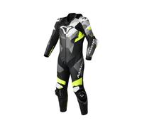 MACNA IGNITE Lederkombi 1-teilig schwarz-fluo gelb-weiss 48