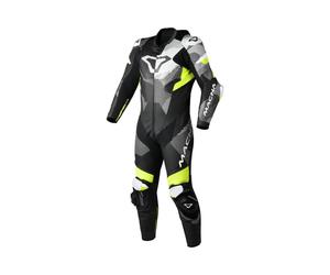 MACNA IGNITE Lederkombi 1-teilig schwarz-fluo gelb-weiss 52