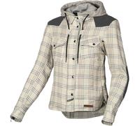 Macna Inland Plaid Veste textile de moto pour femmes, Kaki, Taille S