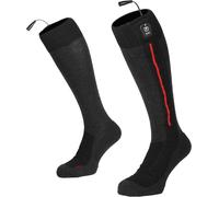 Macna Lava 2.0 Chaussettes chauffantes, noir/rouge, Taille 37-40