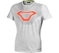 Macna Logo, t-shirt femmes S Gris Clair/Orange Néon Gris Clair/Orange Néon