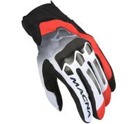 Macna Mana Gants de moto, Noir/Rouge/Blanc, Taille XL