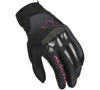 Macna Gants moto femme Mana – Noir/Rose – Taille XS