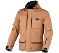 Macna Mondo 2.0 Veste textile de moto imperméable, Marron, Taille M