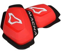 Macna MotoGP Pro Knee Slider, blanc-rouge pour homme