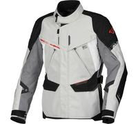 Macna Mundial, veste textile imperméable S Gris Clair/Gris/Noir/Rouge Gris Clair/Gris/Noir/Rouge