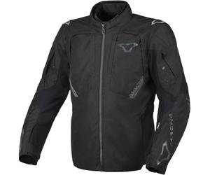 Macna Notch Solid veste textile de moto imperméable, noir, taille S pour homme
