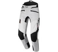 Macna Novado 2.0 NightEye Pantalon textile de moto imperméable, Gris clair/Noir, Taille Long L
