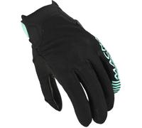 Macna Obtain Leather Gants de moto pour femmes, noir/menthe, Taille XL